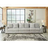 Signature Design by Ashley Regent Park 3-Piece Sectional Sofa-Pewter