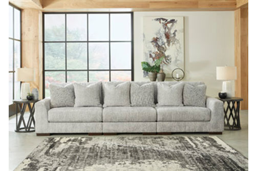 Signature Design by Ashley Regent Park 3-Piece Sectional Sofa-Pewter