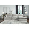 Signature Design by Ashley Sophie 3-Piece Sectional with Chaise-Gray