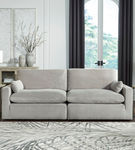 Signature Design by Ashley Sophie 2-Piece Sectional Loveseat-Gray