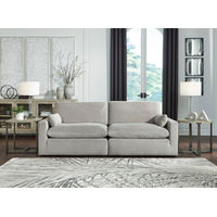 Signature Design by Ashley Sophie 2-Piece Sectional Loveseat-Gray