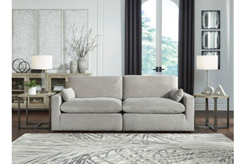 Signature Design by Ashley Sophie 2-Piece Sectional Loveseat-Gray