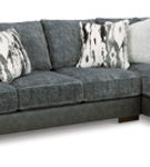 Signature Design by Ashley Larkstone 2-Piece Sectional with Chaise-Pewter