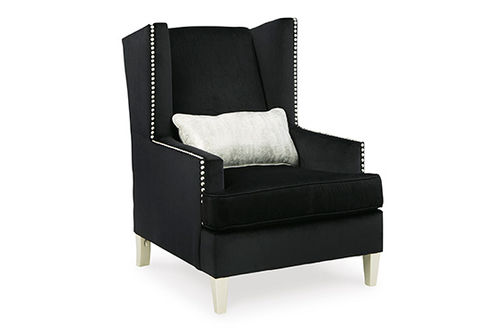 Signature Design by Ashley Harriotte Accent Chair-Black