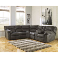 Signature Design by Ashley Tambo 2-Piece Reclining Sectional-Pewter