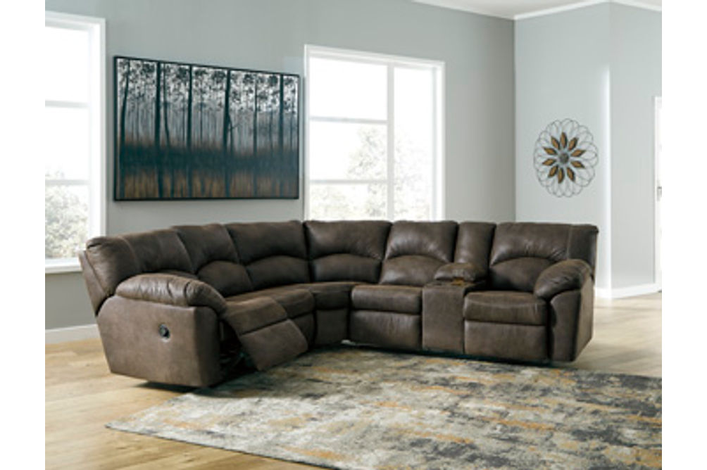 Signature Design by Ashley Tambo 2-Piece Reclining Sectional-Canyon