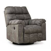 Signature Design by Ashley Derwin Swivel Glider Recliner-Concrete