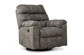 Signature Design by Ashley Derwin Swivel Glider Recliner-Concrete