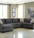 Benchcraft Ambee 3-Piece Sectional with Chaise-Slate