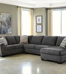 Benchcraft Ambee 3-Piece Sectional with Chaise-Slate