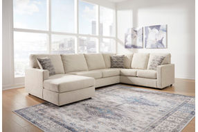 Signature Design by Ashley Edenfield 3-Piece Sectional with Chaise-Linen