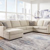 Signature Design by Ashley Edenfield 3-Piece Sectional with Chaise-Linen