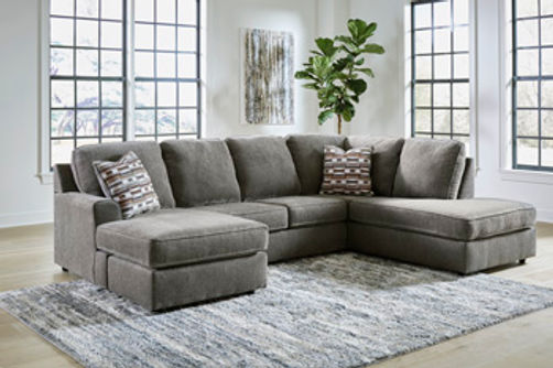 Signature Design by Ashley O'Phannon 2-Piece Sectional with Chaise-Putty