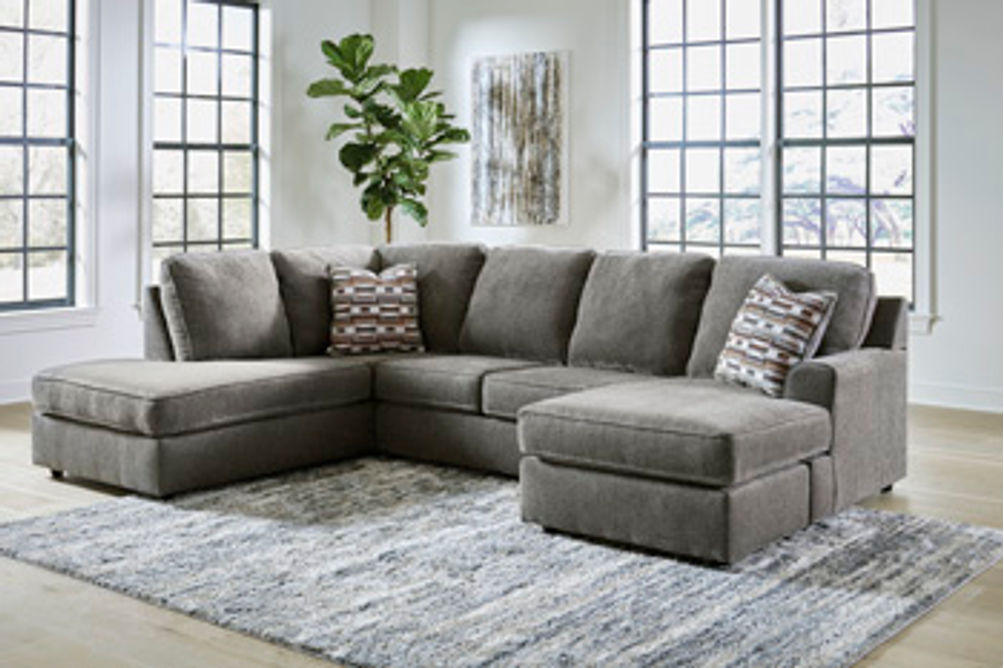 Signature Design by Ashley O'Phannon 2-Piece Sectional with Chaise-Putty