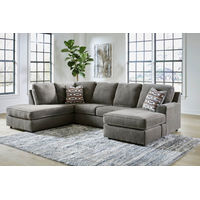 Signature Design by Ashley O'Phannon 2-Piece Sectional with Chaise-Putty