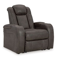 Signature Design by Ashley Fyne-Dyme Power Recliner-Shadow