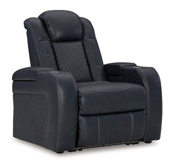 Signature Design by Ashley Fyne-Dyme Power Recliner-Sapphire