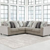 Benchcraft Ardsley 3-Piece Sectional-Pewter