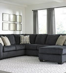 Signature Design by Ashley Eltmann 3-Piece Sectional with Chaise-Slate