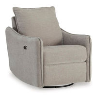 Signature Design by Ashley McBurg Swivel Power Recliner-Taupe