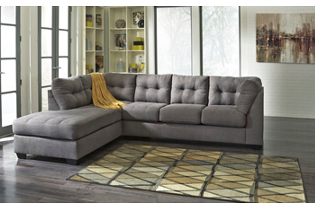 Benchcraft Maier 2-Piece Sleeper Sectional with Chaise-Charcoal