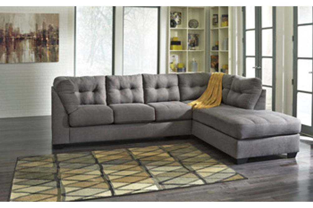 Benchcraft Maier 2-Piece Sectional with Chaise-Charcoal