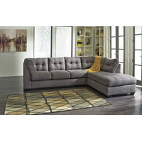 Benchcraft Maier 2-Piece Sectional with Chaise-Charcoal