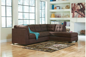 Benchcraft Maier 2-Piece Sectional with Chaise-Walnut