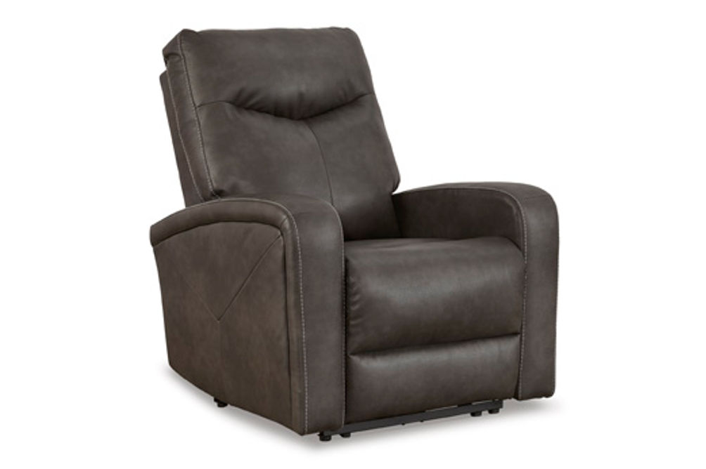 Signature Design by Ashley Ryversans Power Recliner-Quarry