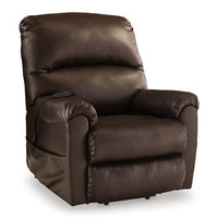 Signature Design by Ashley Shadowboxer Power Lift Recliner-Chocolate