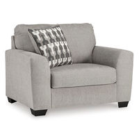 Signature Design by Ashley Avenal Park Oversized Chair-Flannel