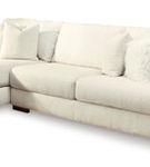 Signature Design by Ashley Zada 2-Piece Sectional with Chaise-Ivory