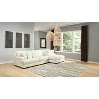 Signature Design by Ashley Zada 2-Piece Sectional with Chaise-Ivory