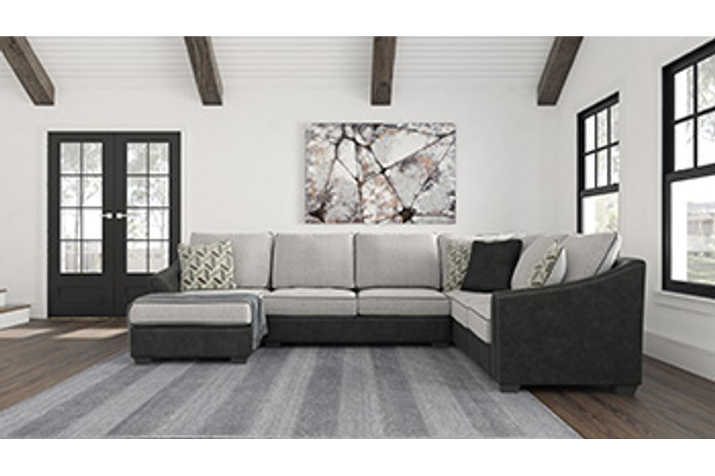 Signature Design by Ashley Bilgray 3-Piece Sectional-Pewter