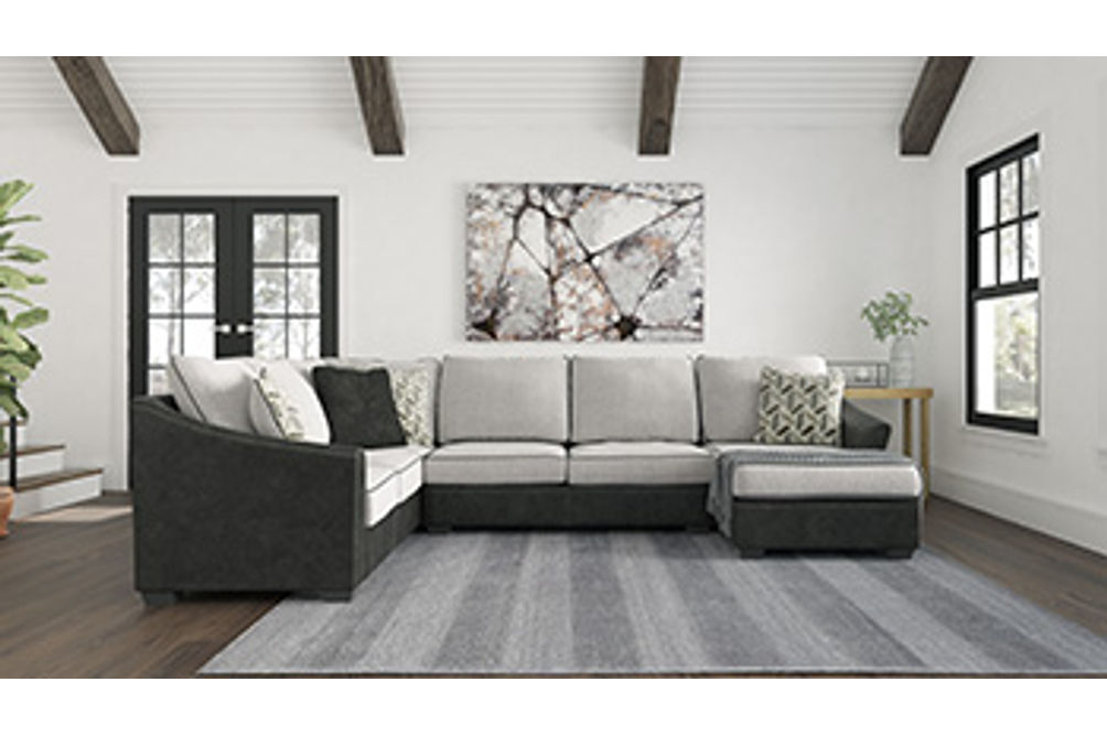 Signature Design by Ashley Bilgray 3-Piece Sectional-Pewter