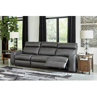 Signature Design by Ashley Samperstone 3-Piece Power Reclining Sectional Sofa