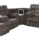 Signature Design by Ashley Acieona 3-Piece Reclining Sectional-Slate