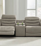 Next-Gen Gaucho 3-Piece Power Reclining Sectional Loveseat-Putty