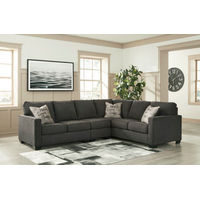 Signature Design by Ashley Lucina 3-Piece Sectional-Charcoal