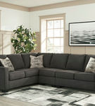 Signature Design by Ashley Lucina 3-Piece Sectional-Charcoal