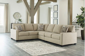 Signature Design by Ashley Lucina 3-Piece Sectional-Quartz