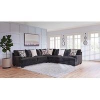 Signature Design by Ashley Lavernett 3-Piece Sectional-Charcoal