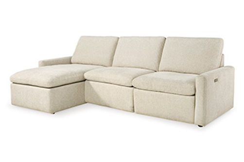 Hartsdale 3-Piece Left Arm Facing Reclining Sofa Chaise-Linen