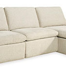 Hartsdale 3-Piece Right Arm Facing Reclining Sofa Chaise-Linen