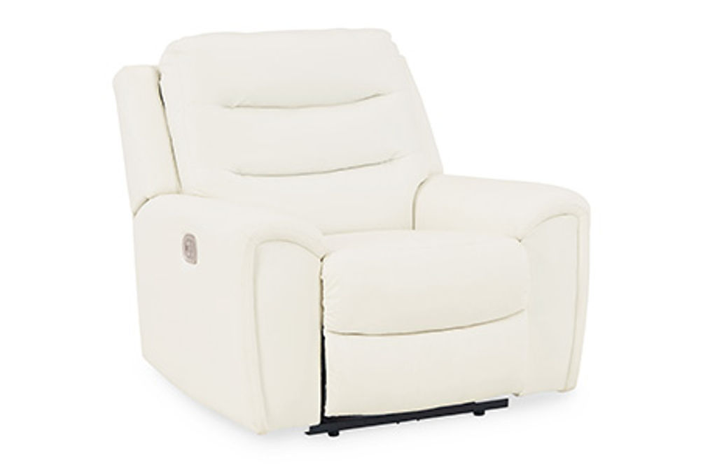 Signature Design by Ashley Warlin Power Recliner-White