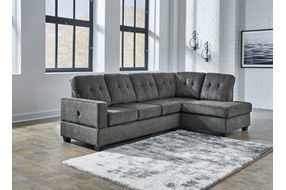 Signature Design by Ashley Kitler 2-Piece Sectional with Chaise-Smoke