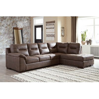 Signature Design by Ashley Maderla 2-Piece Sectional with Chaise-Walnut