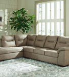 Signature Design by Ashley Maderla 2-Piece Sectional with Chaise-Pebble