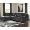 Signature Design by Ashley Accrington 2-Piece Sectional with Chaise-Granite