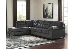 Signature Design by Ashley Accrington 2-Piece Sectional with Chaise-Granite